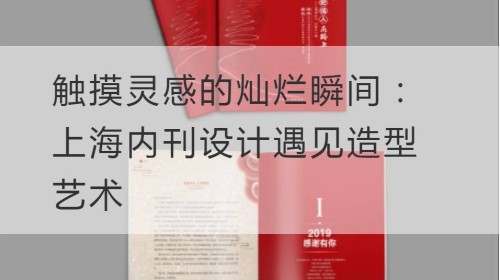 Der glänzende Moment der Berührungsinspiration: Shanghai Internal Magazine Design trifft auf plastische Kunst