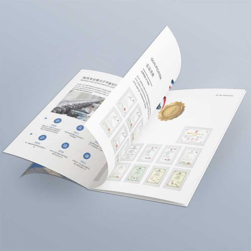 Website zum Design von Broschüren